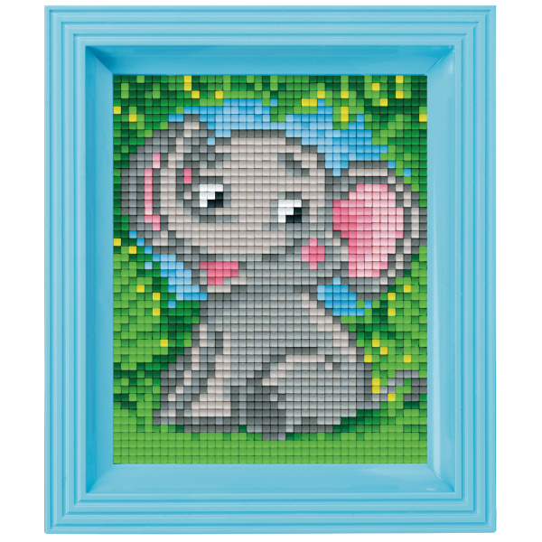 Pixelhobby Klassik Geschenkset - Elefant