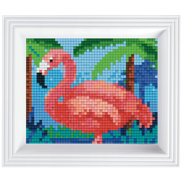 Pixelhobby Klassik Geschenkset - Flamingo