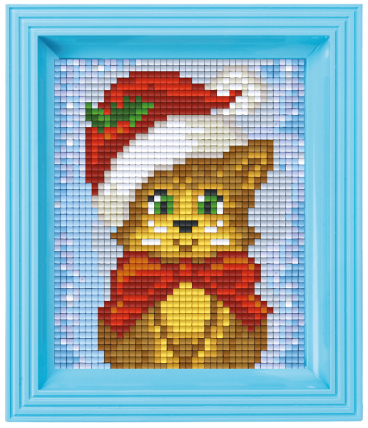 Pixelhobby Klassik Geschenkset - Weihnachtskatze