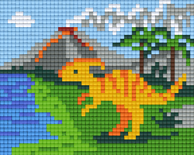 Pixelhobby Klassik Vorlage - Dinosaurier