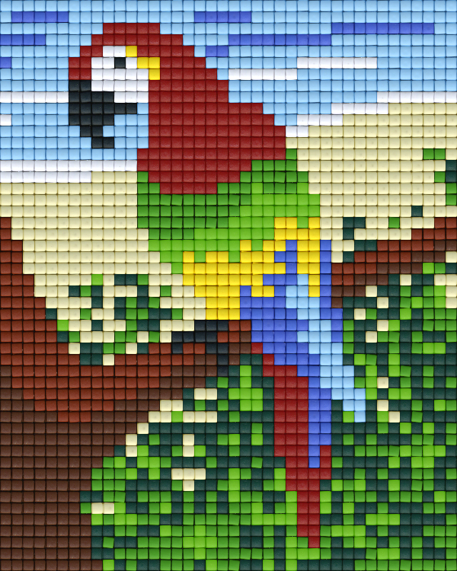 Pixel Klassik Set - Papagei