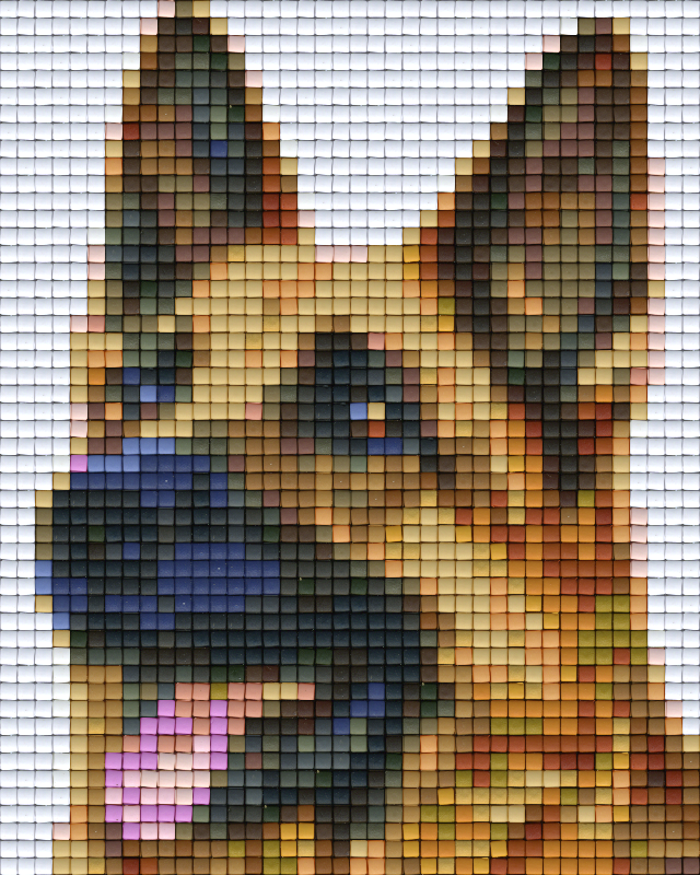 Pixel hobby classic template - german shepherd