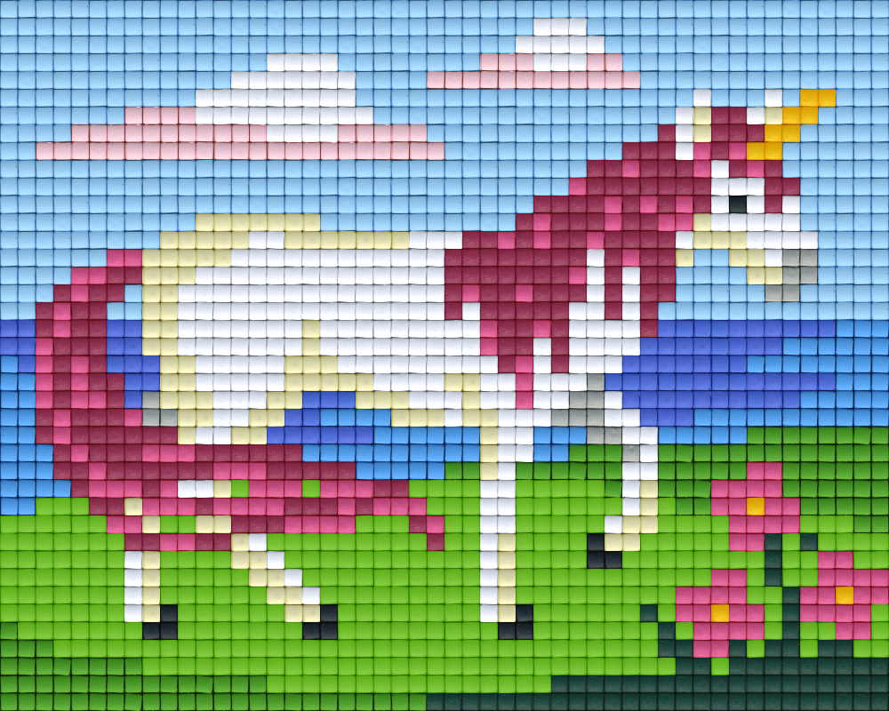 Pixelhobby Klassik Vorlage - Einhorn