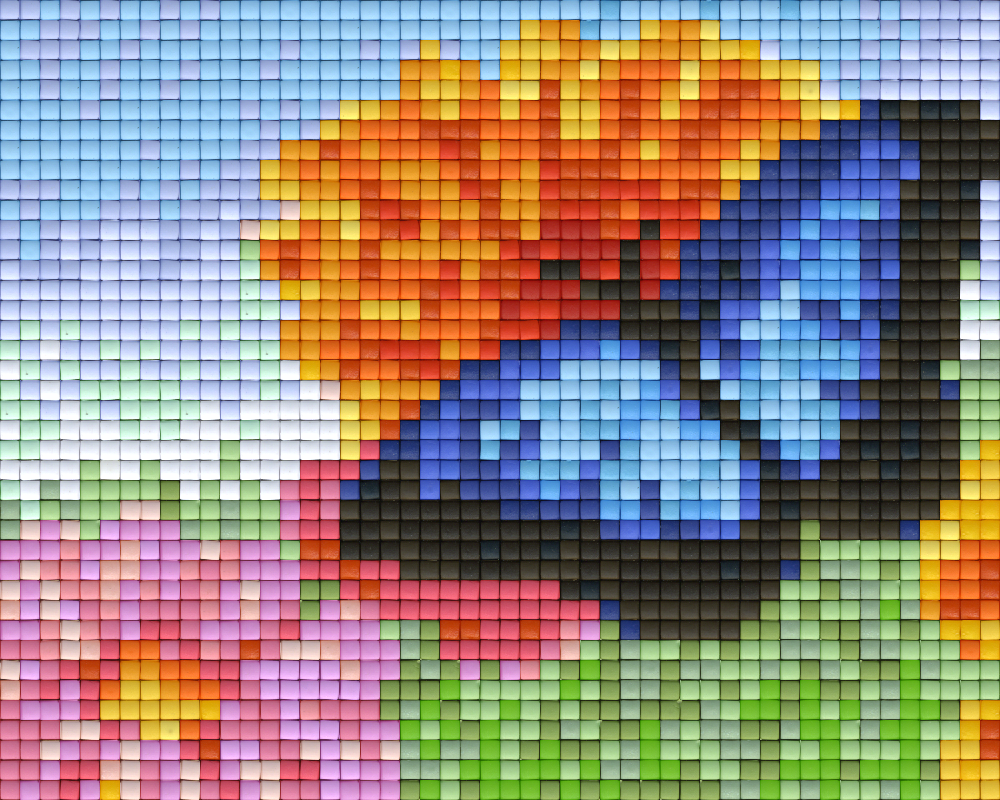 Pixel hobby classic template - butterfly