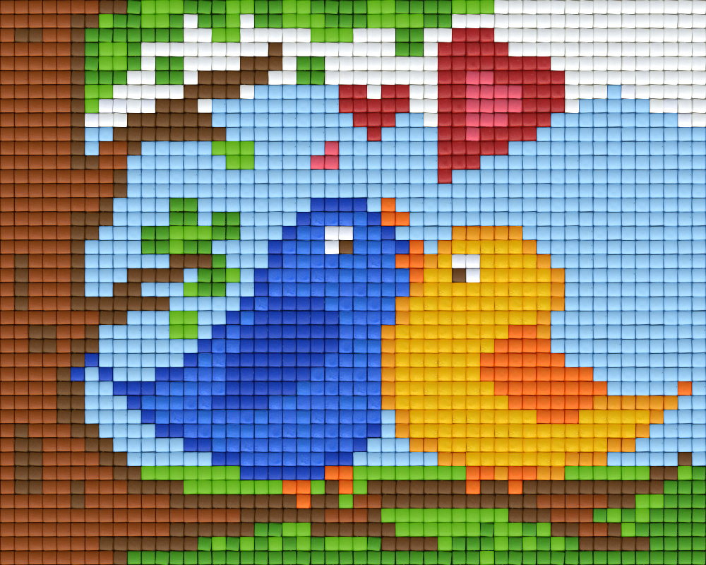 Pixel hobby classic template - couple of birds