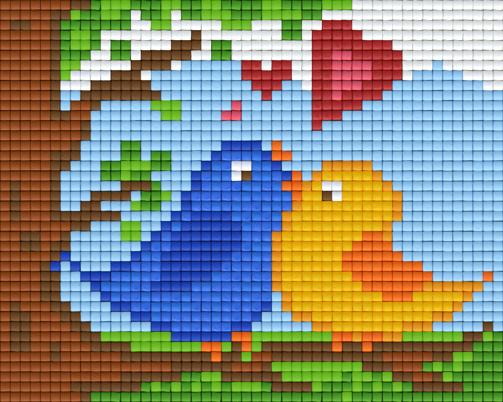 Pixel Klassik Set - Vogelpäarchen