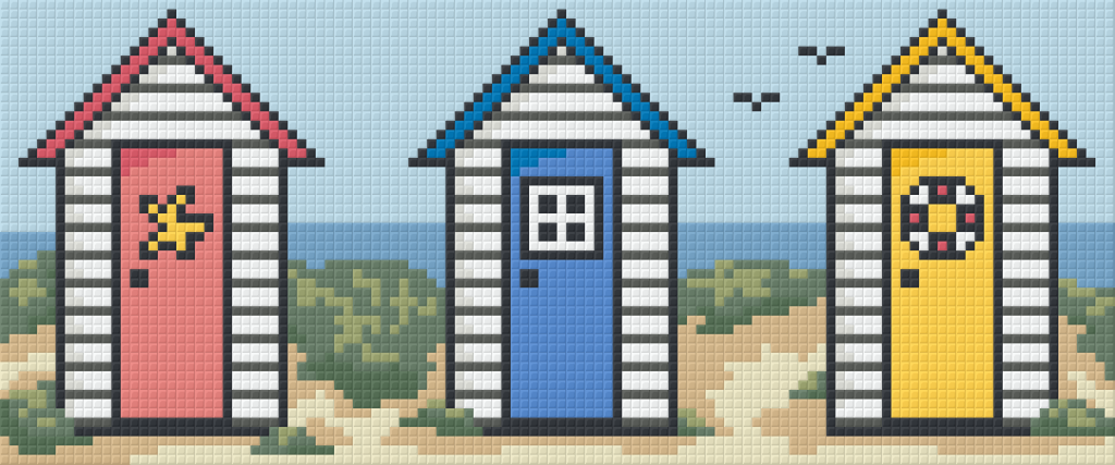 Pixelhobby classic set - three beach houses