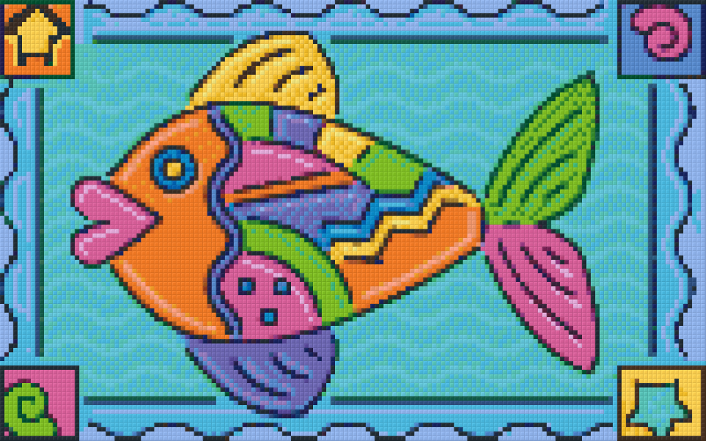 Pixelhobby Klassik Set - Color Fish