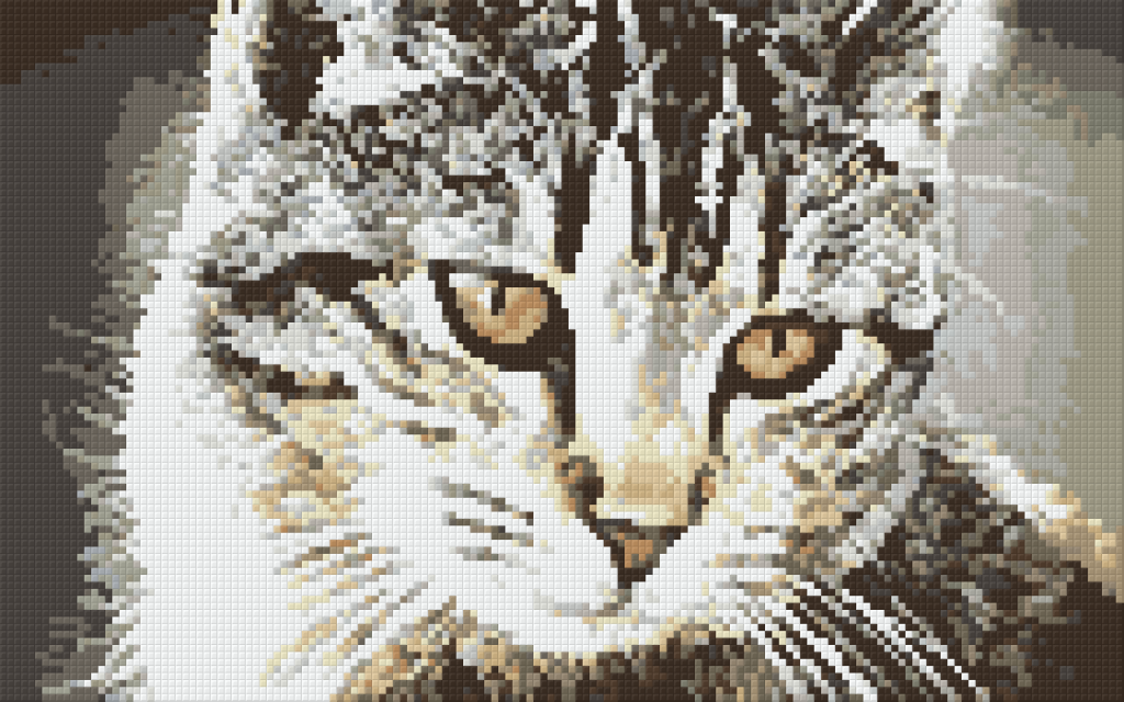 Pixelhobby Klassik Vorlage - Süße Katze