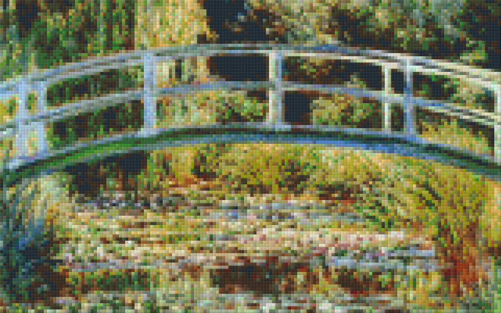 Pixelhobby Klassik Vorlage - Die japanische Brücke