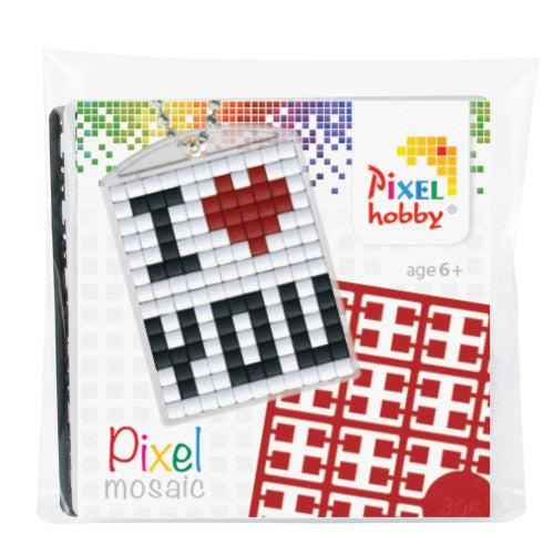 Pixelhobby medallion set - I love you